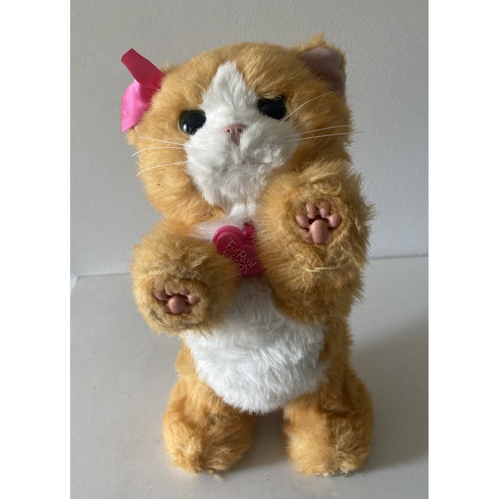 FurReal Friends DAISY Plays With Me Kitty Kitten Orange Cat Interactive Pet